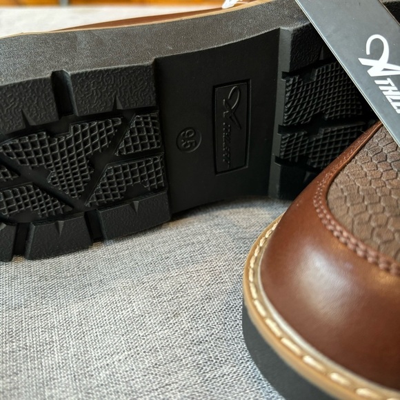 Athlefit Platform Penny Loafers Casual Comfort Slip on Business Work Dress 9.5 - Picture 6 of 8